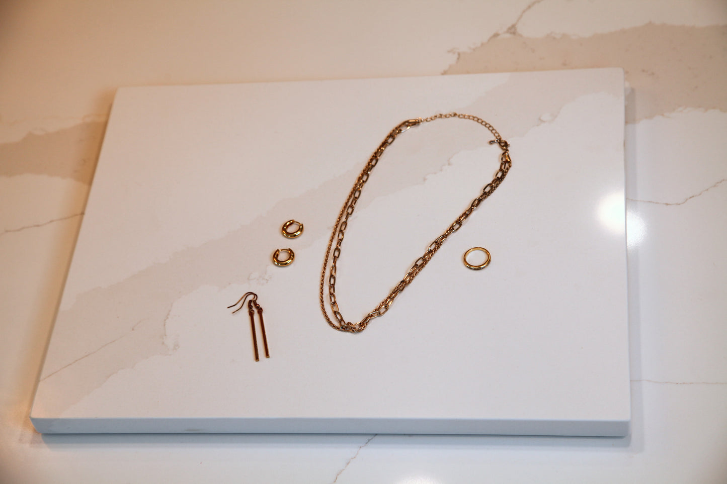 Plateau Bogotá rectangulaire en quartz