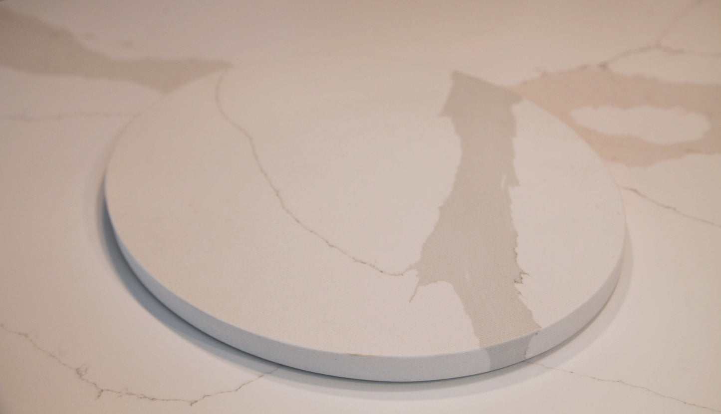 Plateau Halifax oval en quartz