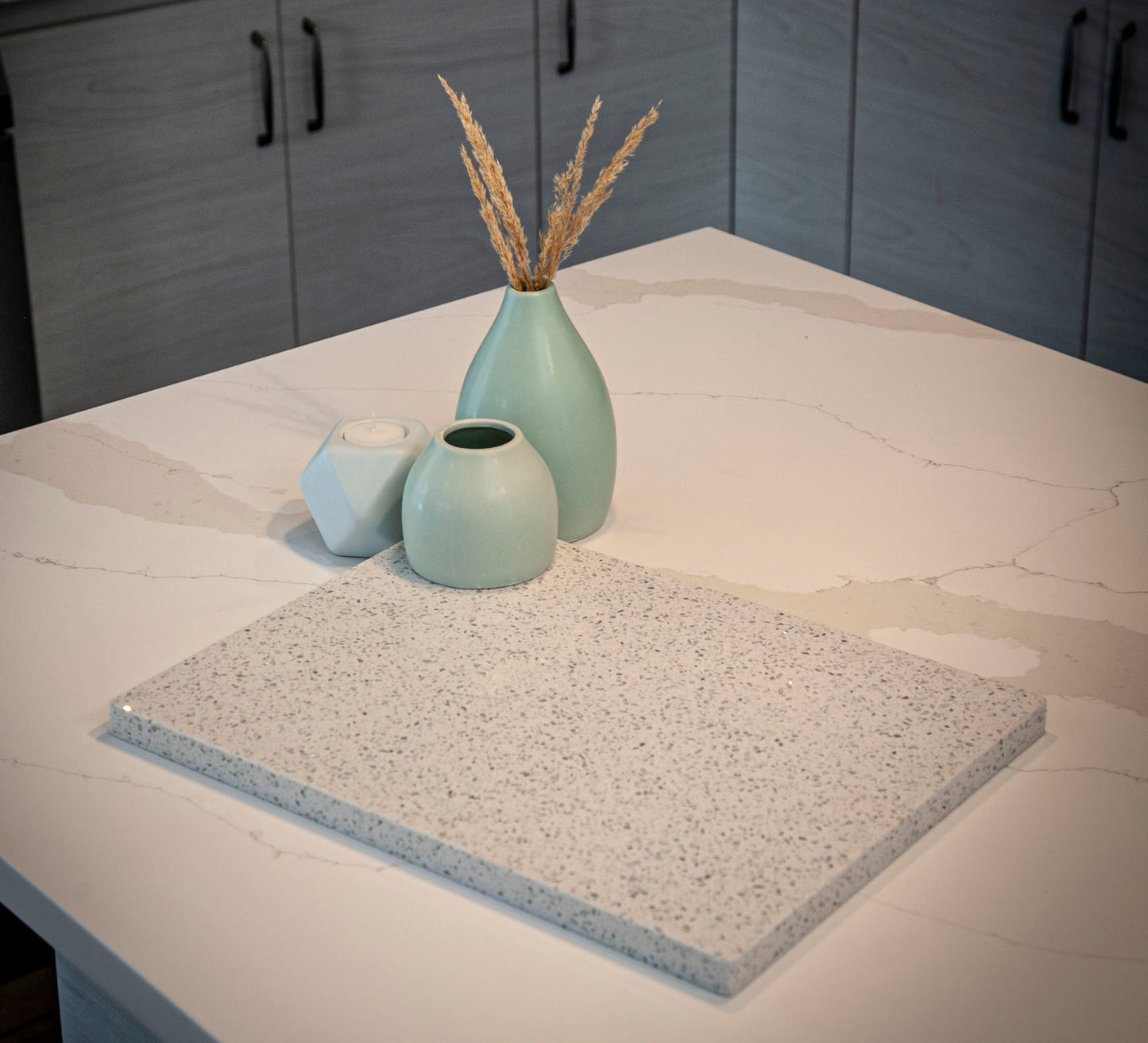 Plateau Acapulco rectangulaire en quartz