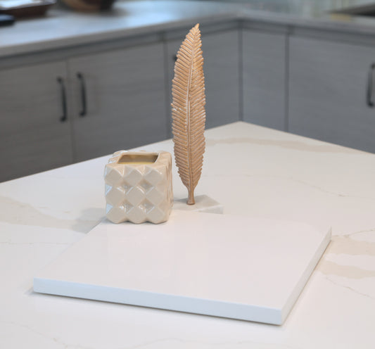 Plateau Athens rectangulaire en quartz